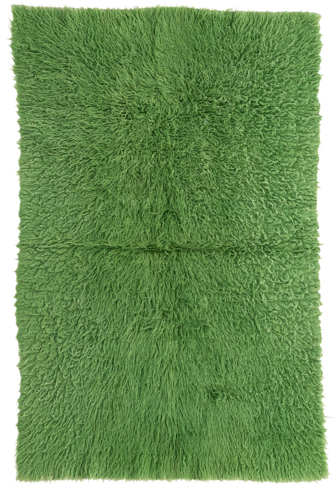 4' 4 x 6' 9 Hand Knotted Moroccan Wool Rug