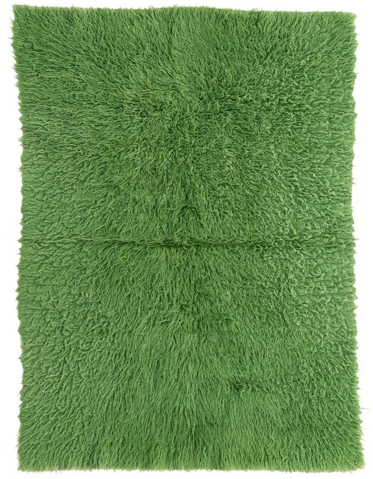 Detail image of 4' 4 x 6' 9 Hand Knotted Moroccan Wool Rug