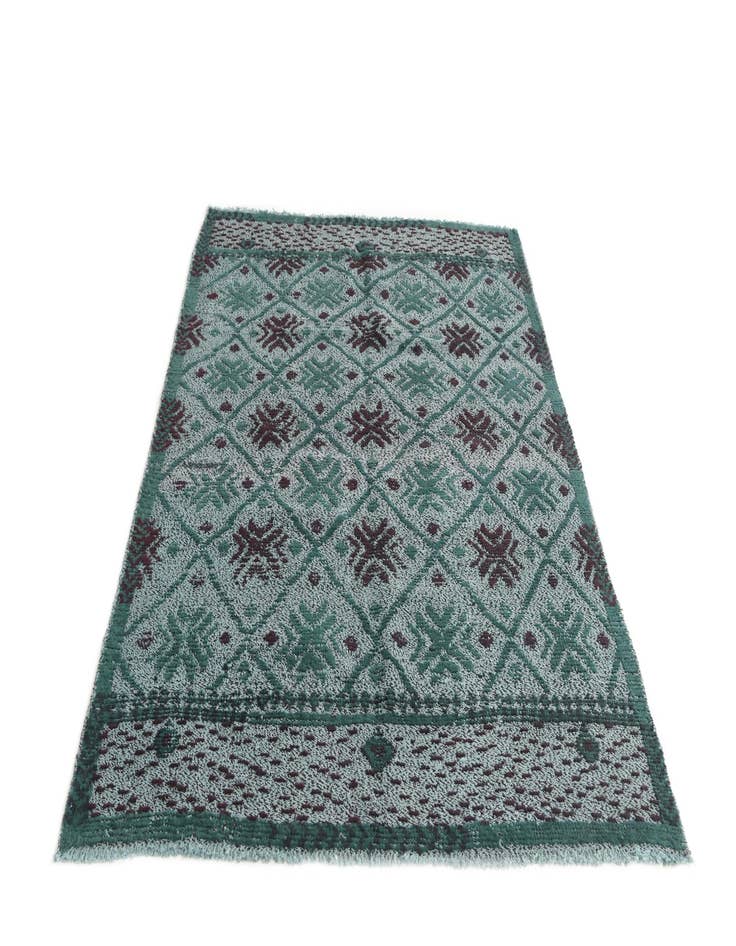 Detail image of 5' x 6' 9  Hand Knotted Moroccan Wool Rug