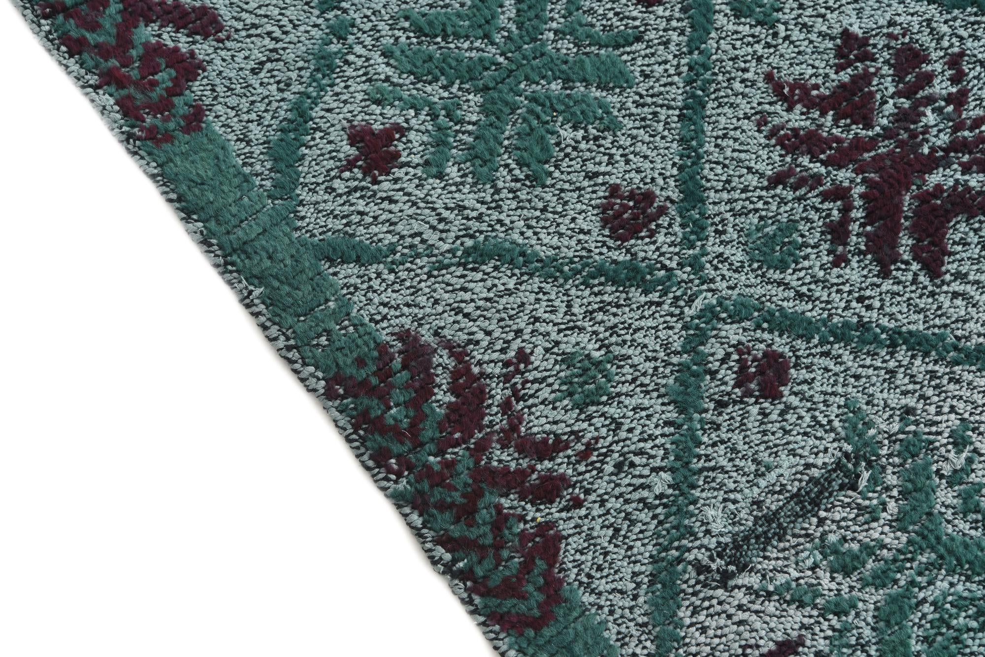 5' x 6' 9 Hand Knotted Moroccan Wool Rug