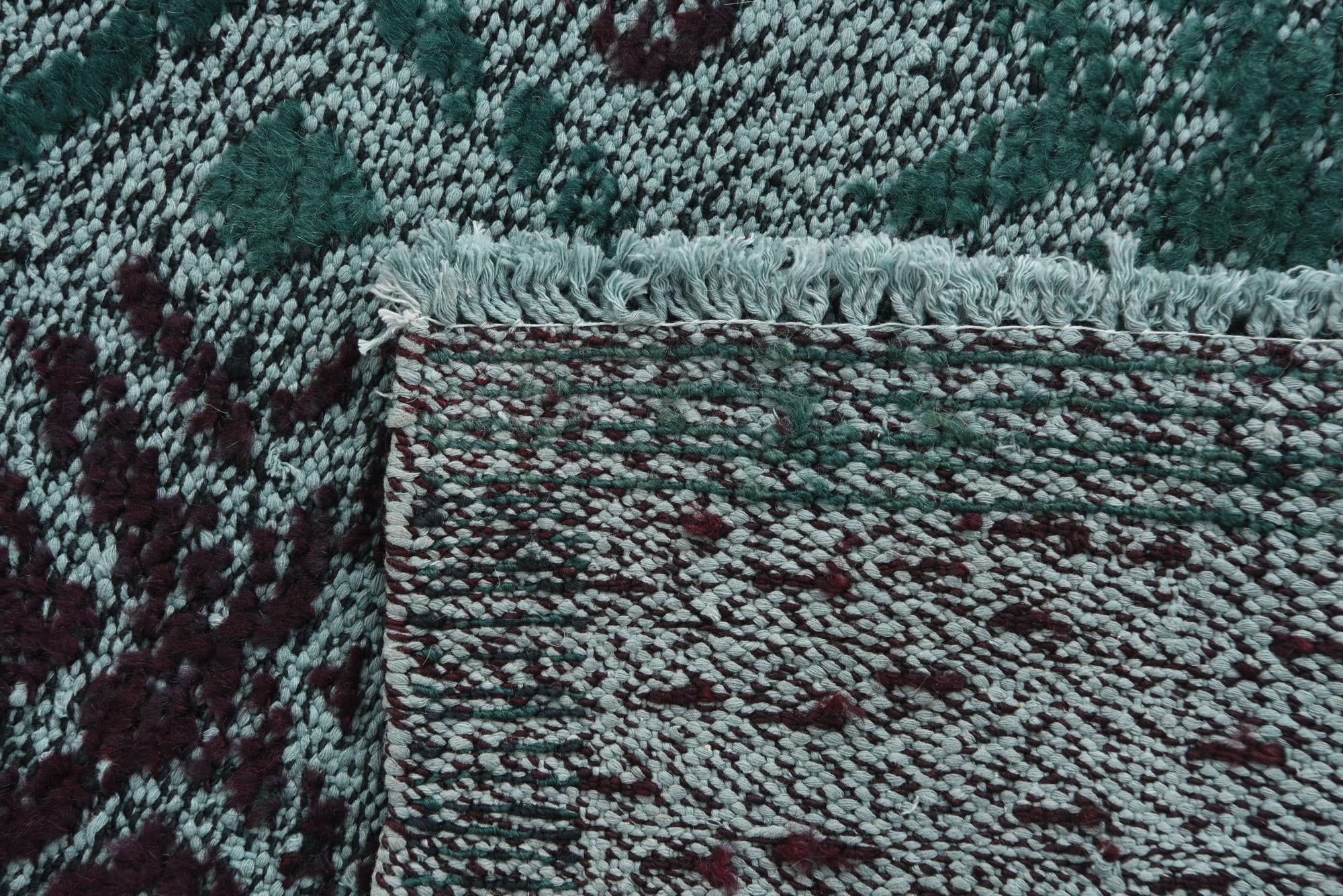 5' x 6' 9 Hand Knotted Moroccan Wool Rug