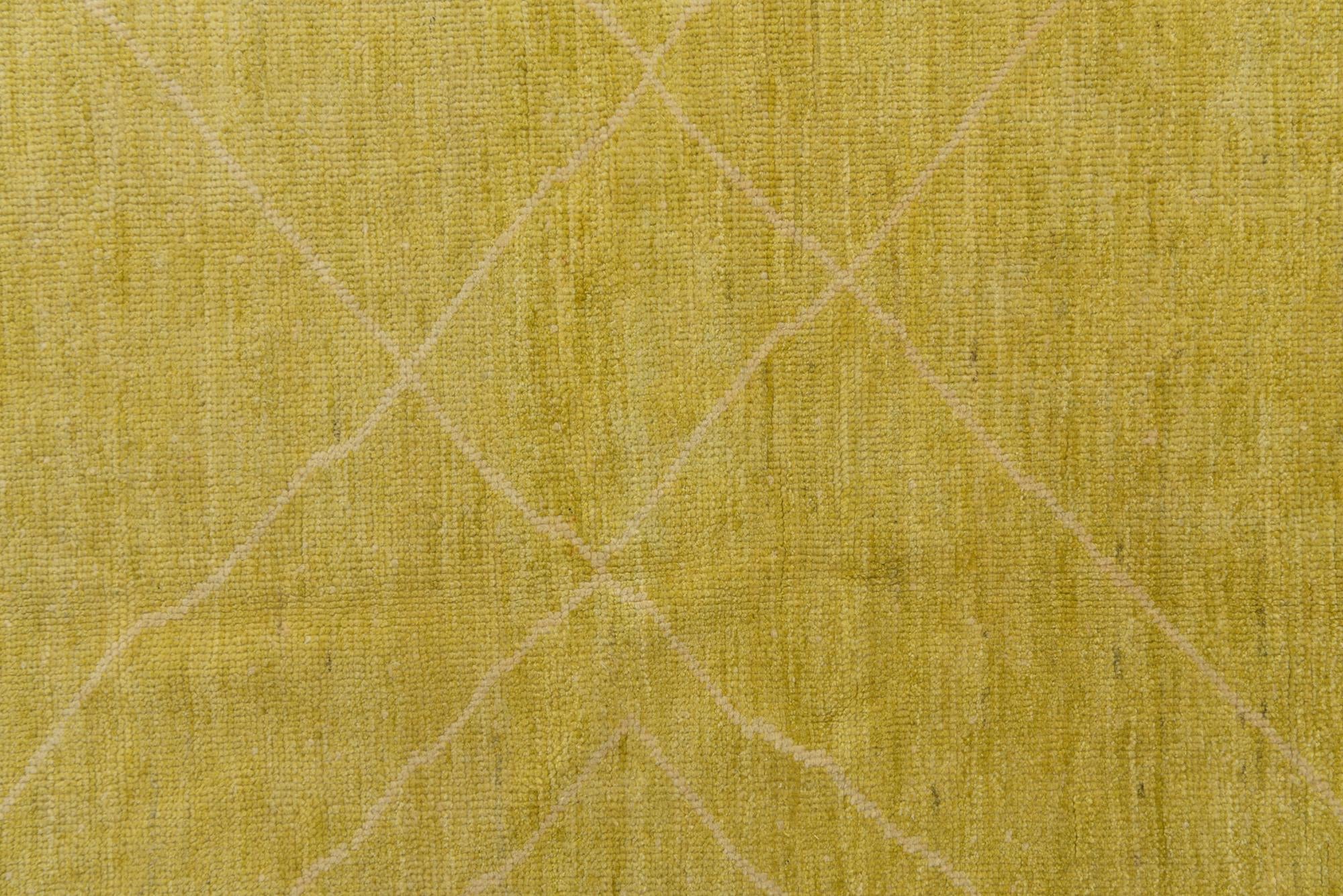 8' 1 x 9' 9 Hand Knotted Moroccan Wool Rug