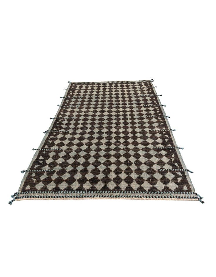 Detail image of 5' 6 x 7' 9  Hand Knotted Moroccan Wool Rug