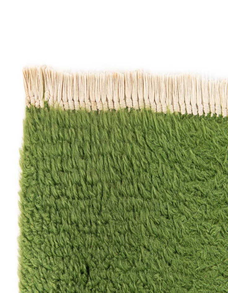 Detail image of 2' 5 x 4' 7 Hand Knotted Moroccan Wool Rug