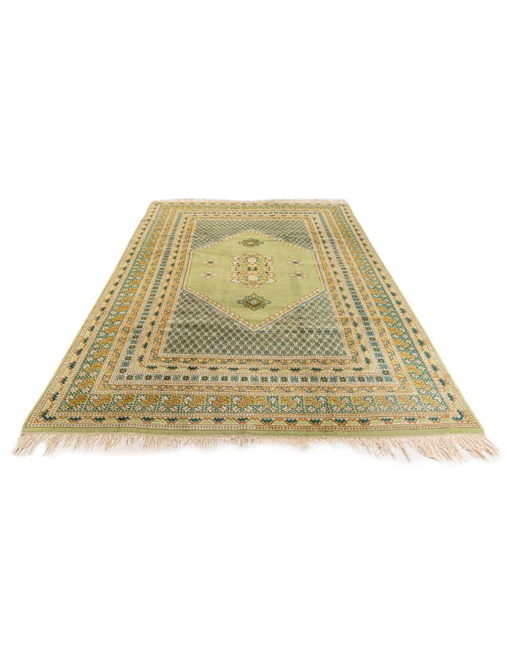 Detail image of 6' 7 x 9' 10  Hand Knotted Moroccan Wool Rug