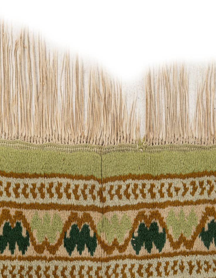 Detail image of 6' 7 x 9' 10  Hand Knotted Moroccan Wool Rug