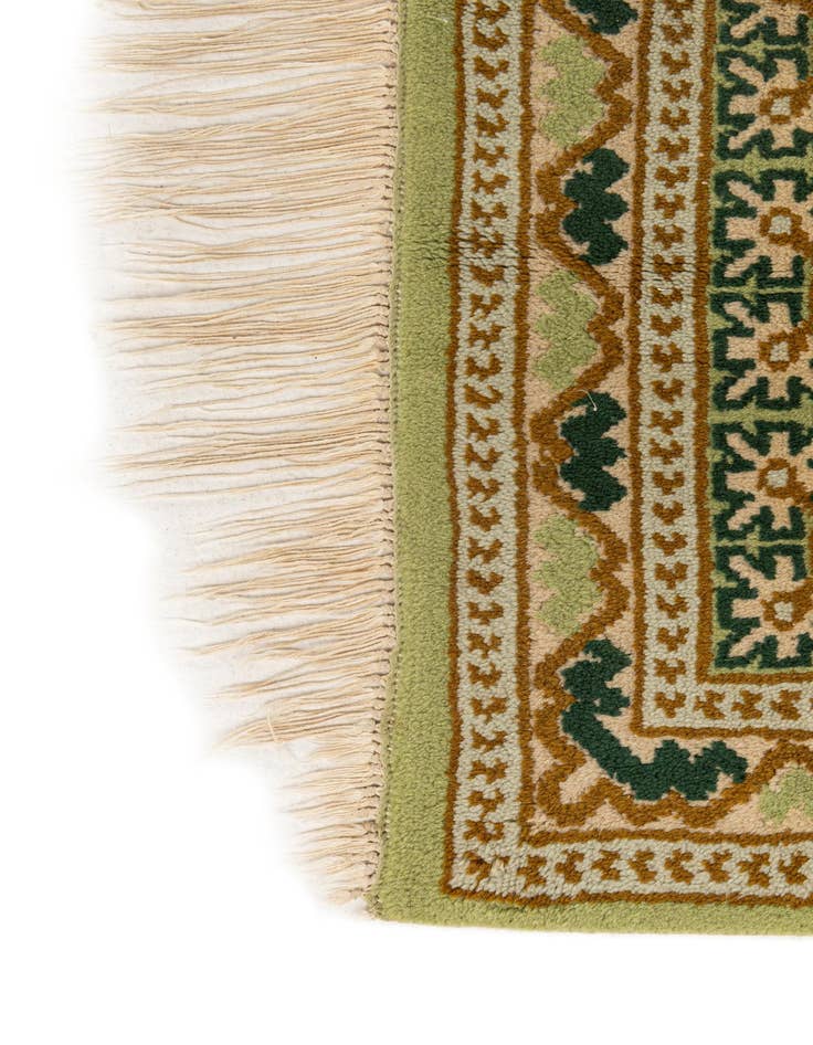 Detail image of 6' 7 x 9' 10  Hand Knotted Moroccan Wool Rug