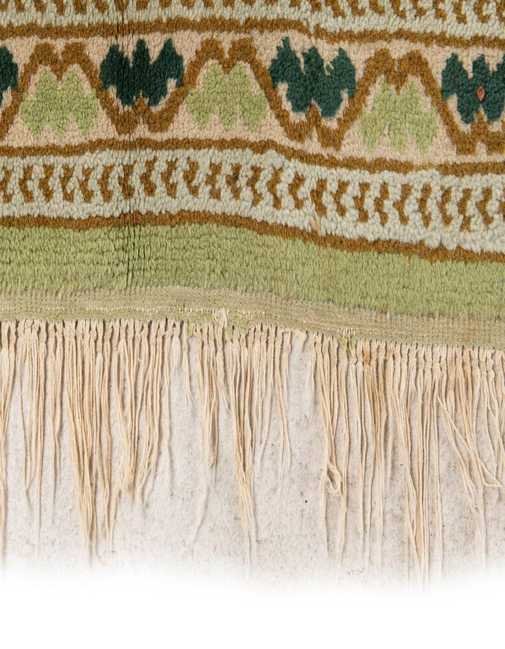 Detail image of 6' 7 x 9' 10  Hand Knotted Moroccan Wool Rug