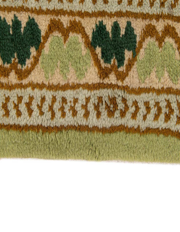 Detail image of 6' 7 x 9' 10  Hand Knotted Moroccan Wool Rug