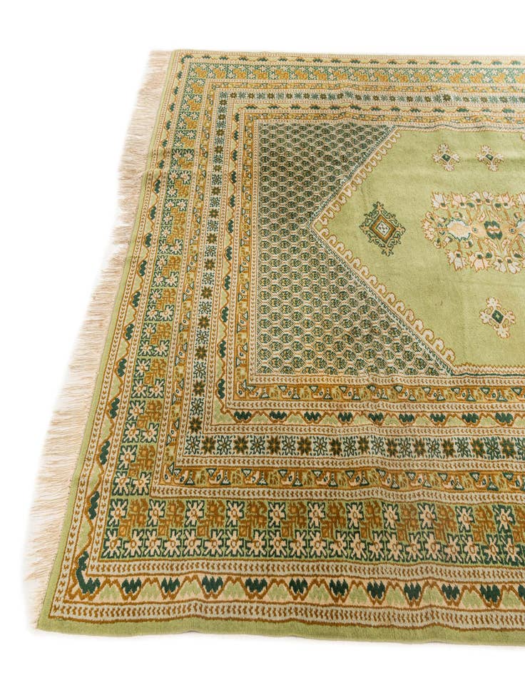 Detail image of 6' 7 x 9' 10  Hand Knotted Moroccan Wool Rug