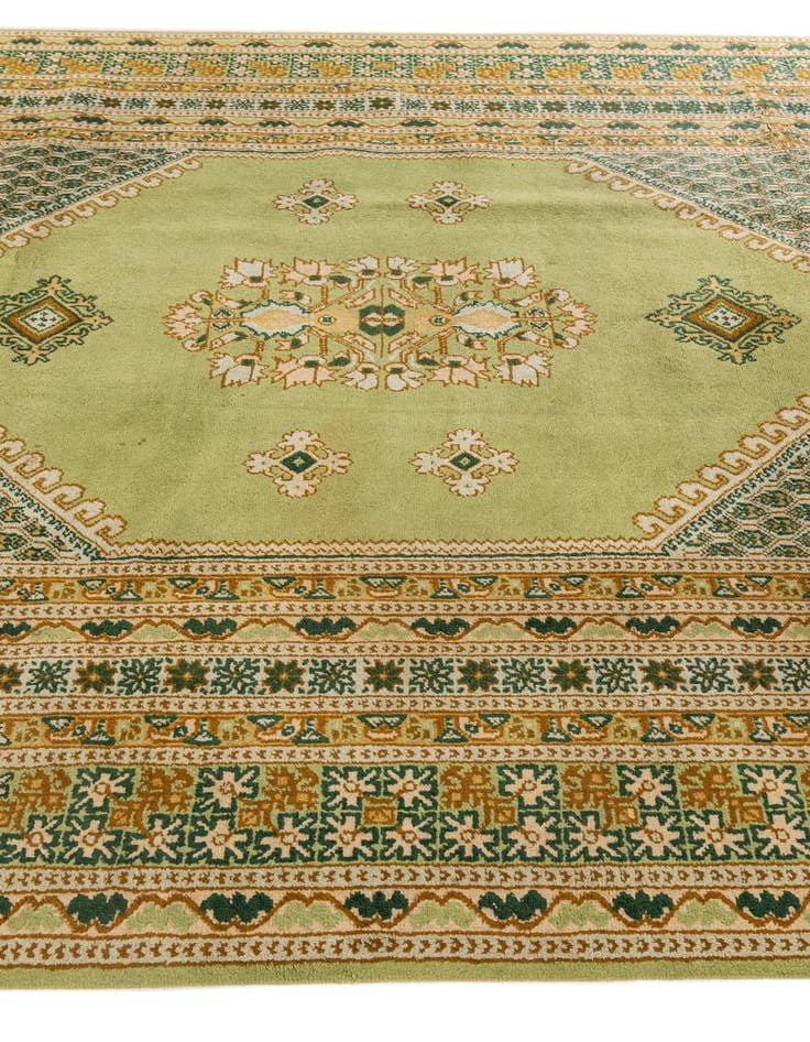 Detail image of 6' 7 x 9' 10  Hand Knotted Moroccan Wool Rug