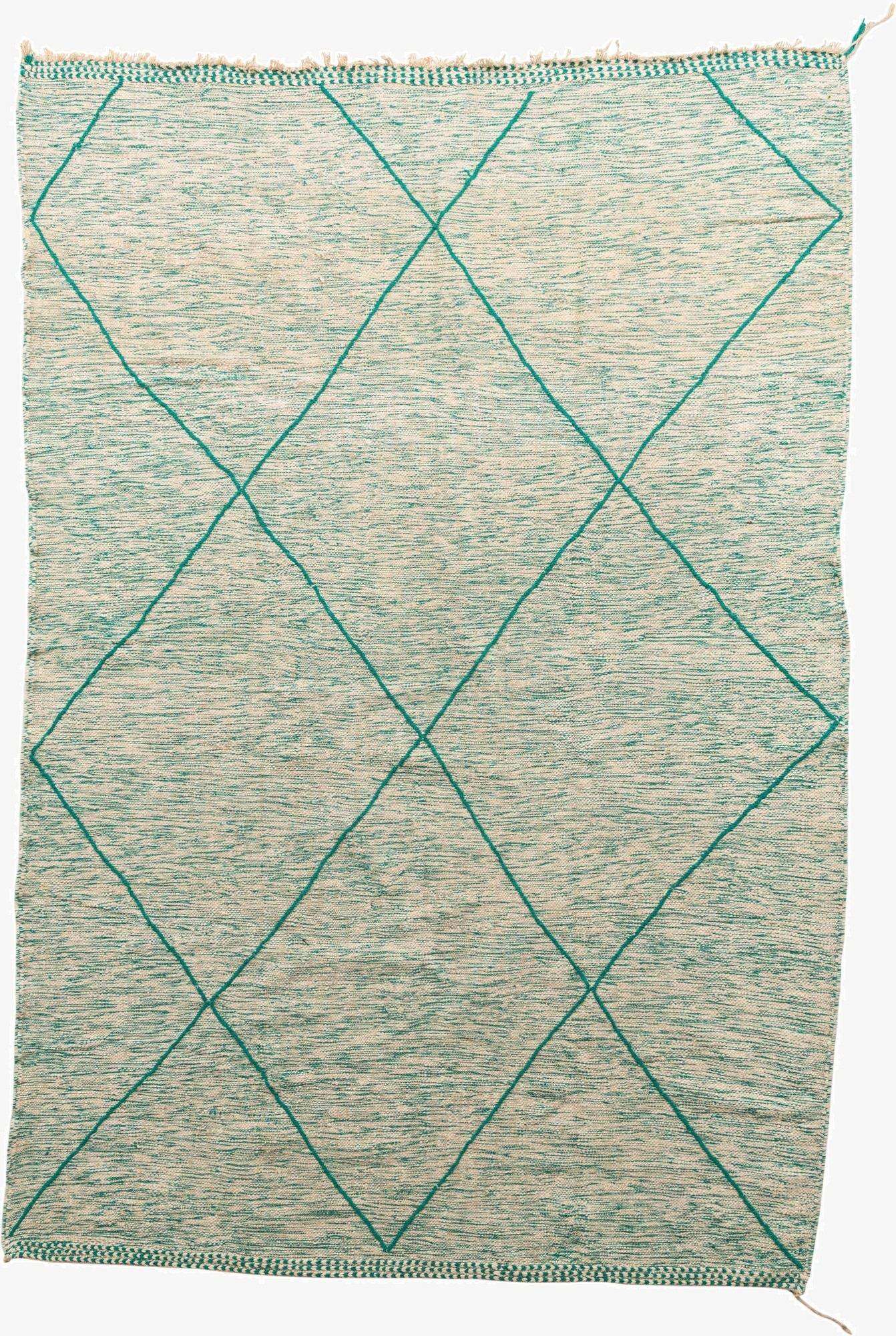 8' 10 x 12' 9  Hand Knotted Moroccan Wool Rug