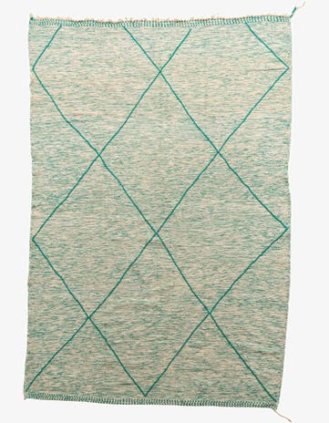 8' 10 x 12' 9 Hand Knotted Moroccan Wool Rug