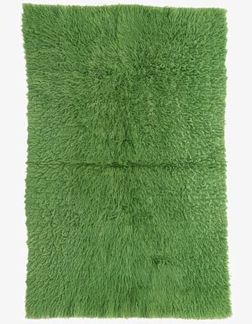 4' 4 x 6' 9 Hand Knotted Moroccan Wool Rug