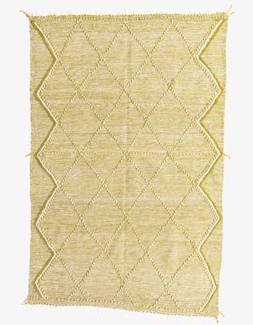 6' 9 x 10' Hand Knotted Moroccan Wool Rug