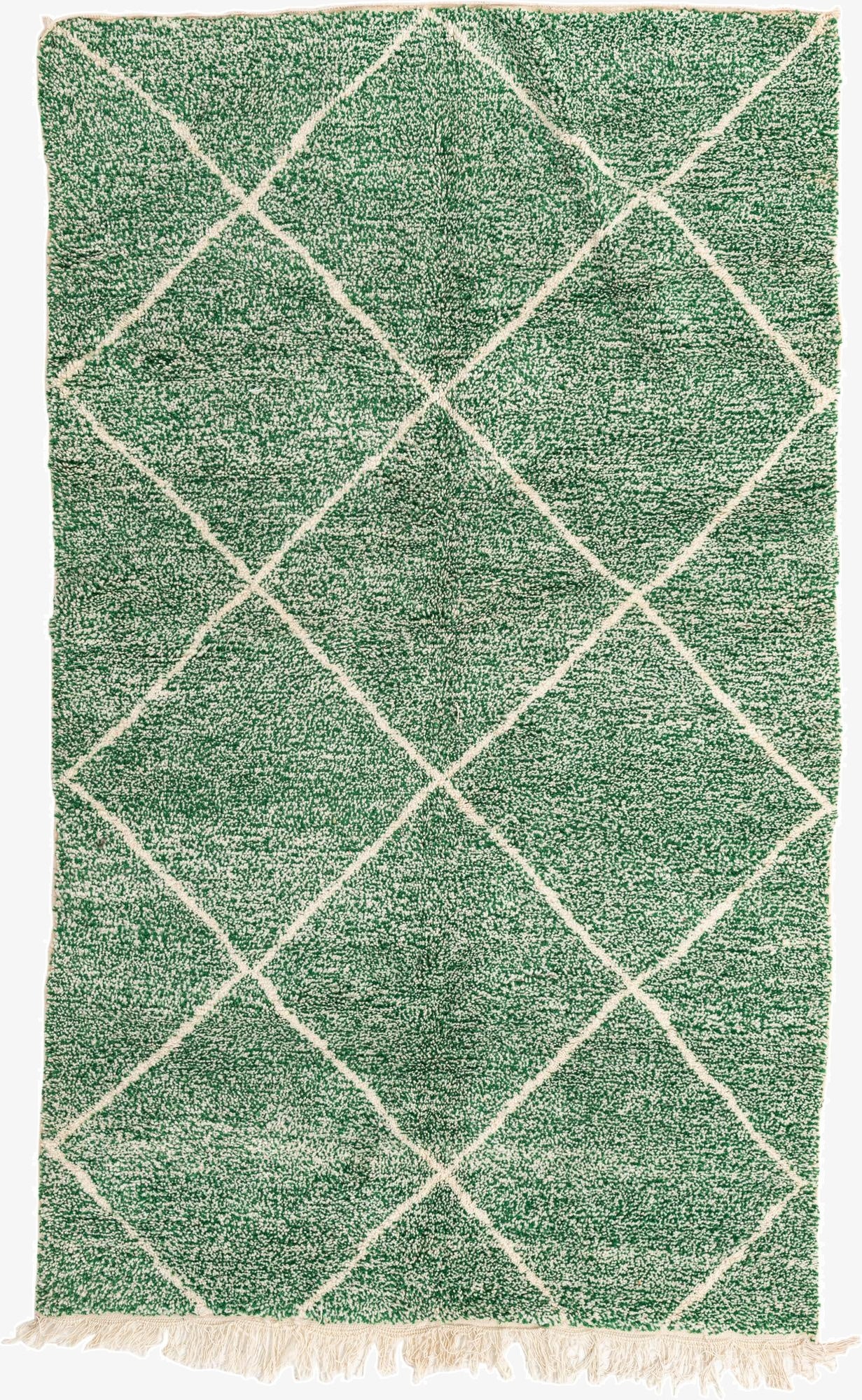 5' 2 x 8' 7  Hand Knotted Moroccan Wool Rug