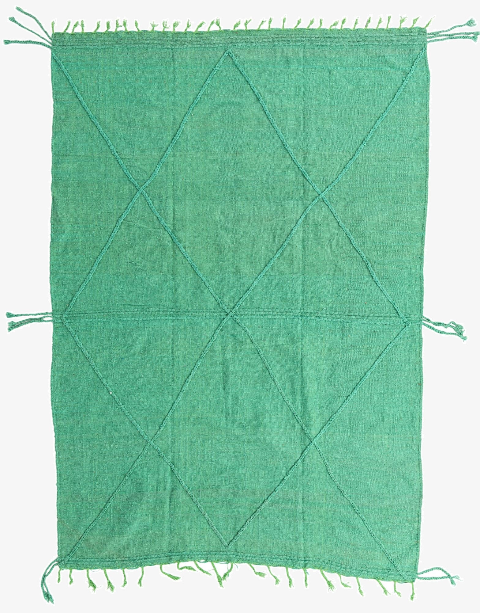 7' 7 x 10' 10  Hand Knotted Moroccan Wool Rug