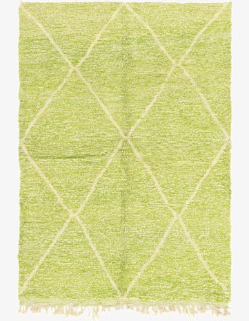 5' 5 x 7' 10 Hand Knotted Moroccan Wool Rug