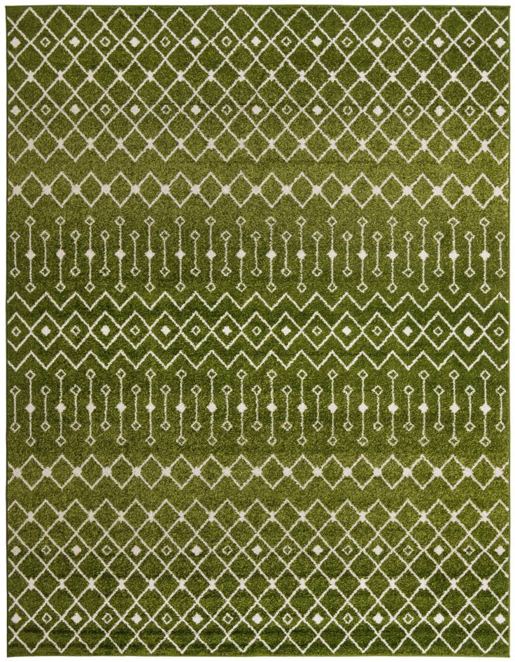 Detail image of 10' x 13' Moroccan Trellis Rug