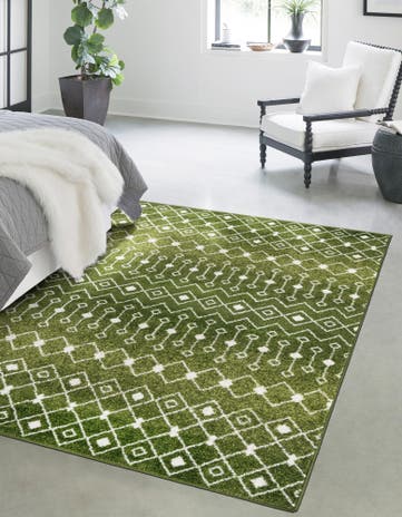 5' 3 x 8' Moroccan Trellis Rug
