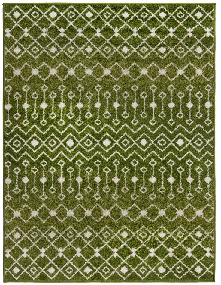 Detail image of 4' x 6' Moroccan Trellis Rug