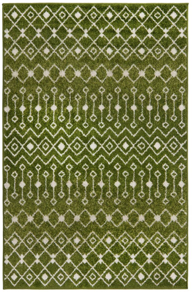 Detail image of 4' x 6' Moroccan Trellis Rug