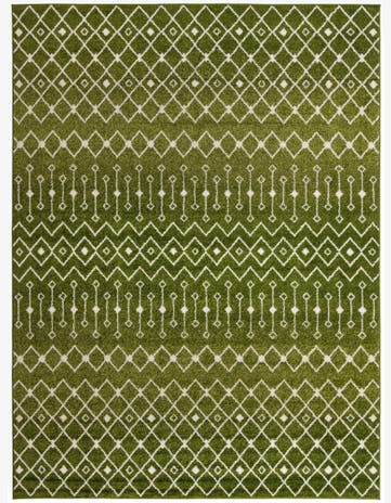 Green Moroccan Trellis Rug
