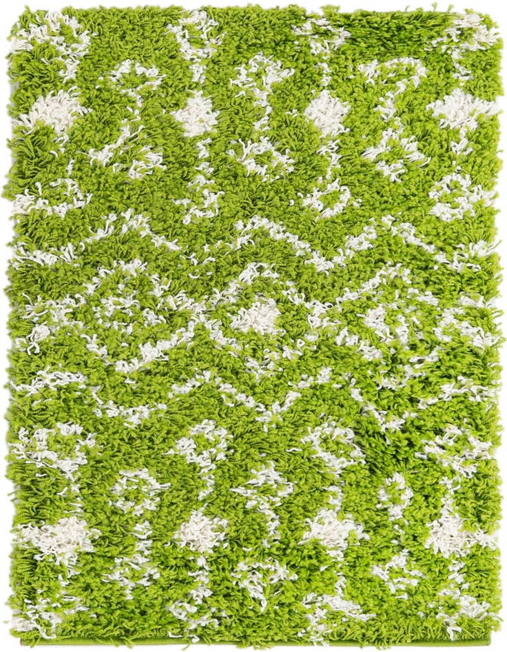 Detail image of 2' x 3' Moroccan Trellis Shag Rug