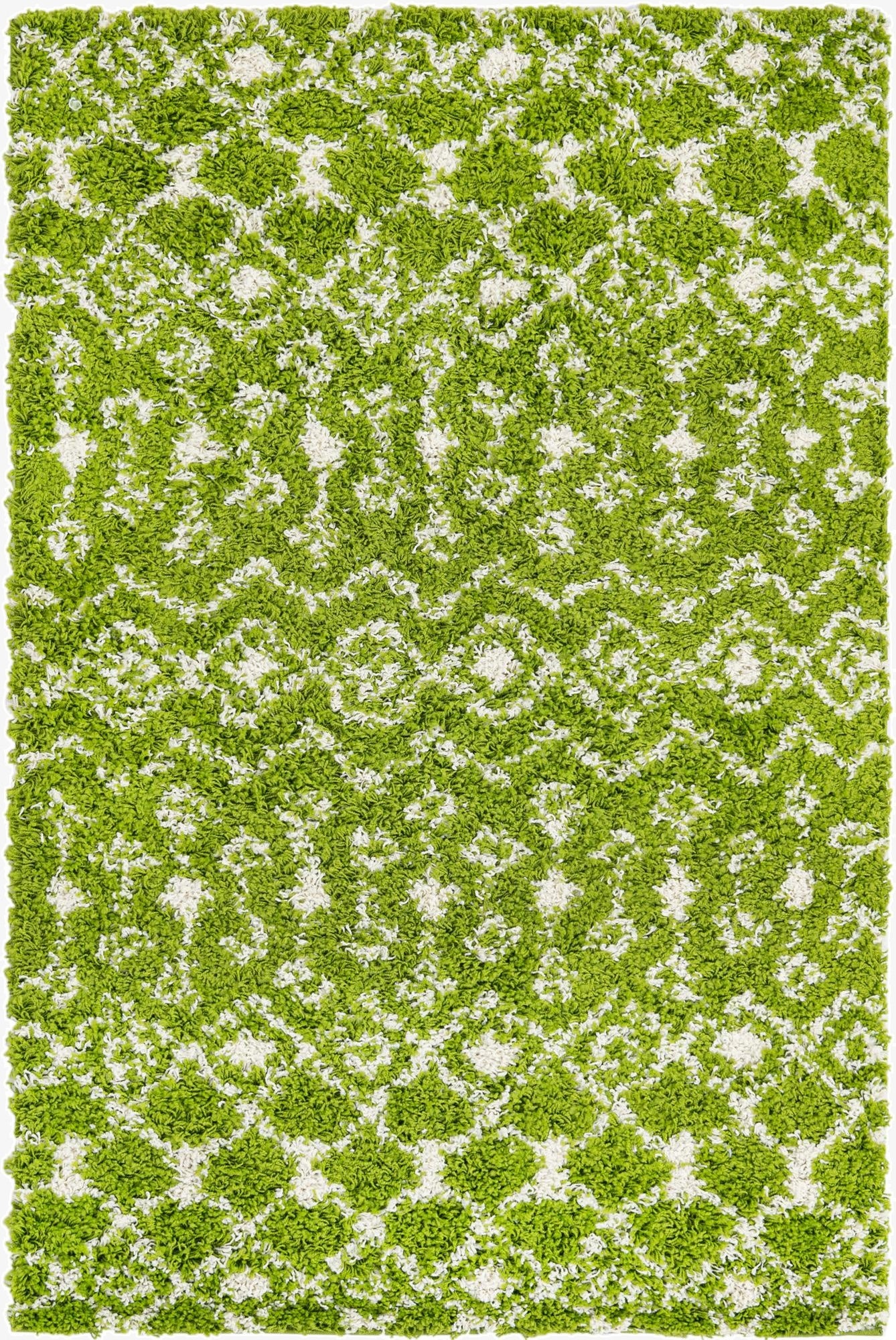 4' x 6' Moroccan Trellis Shag Rug