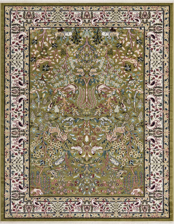 Detail image of 5' 3 x 8' Nain Design Rug