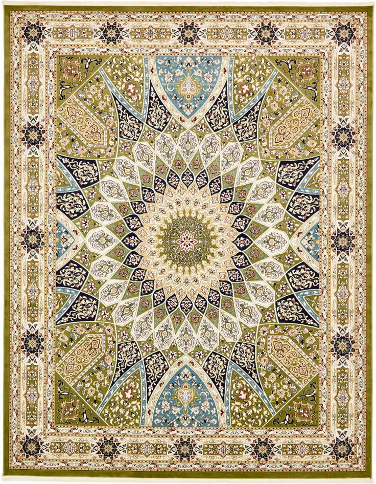 Detail image of 10' x 13' Nain Design Rug