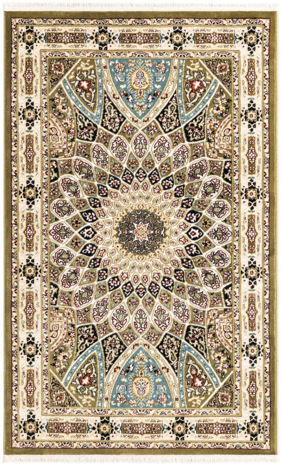 Detail image of 3' x 5' 3 Nain Design Rug