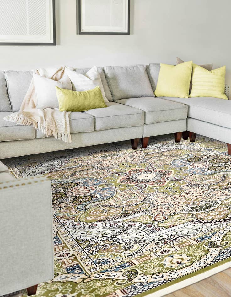 Detail image of 10' x 13' Nain Design Rug