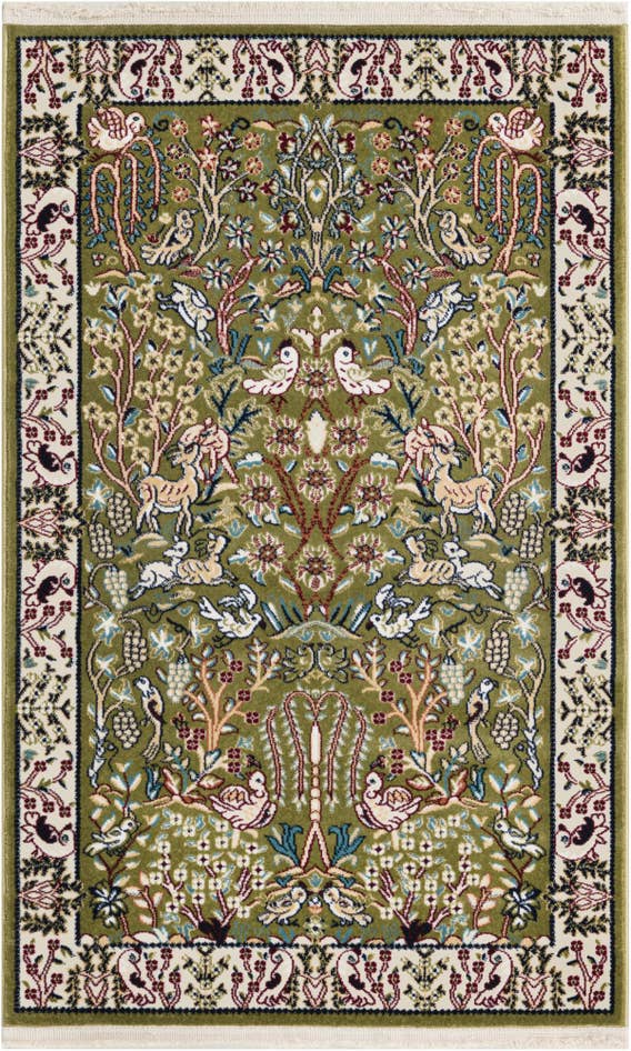 Detail image of 2' 7 x 4' Nain Design Rug