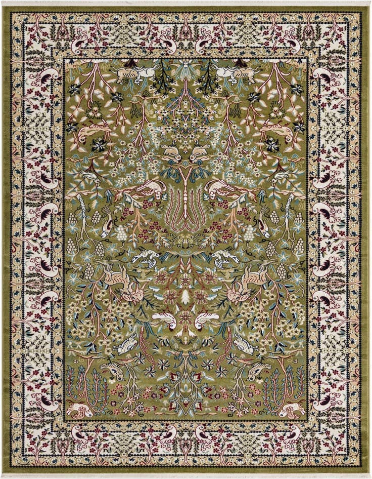 Detail image of 6' x 9' Nain Design Rug