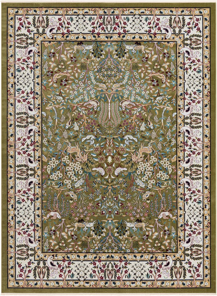 Detail image of 9' x 12' Nain Design Rug