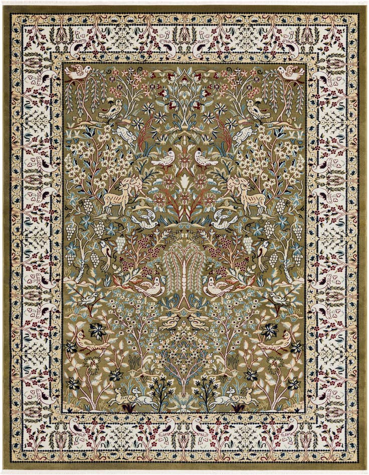 Detail image of 7' 1 x 10' Nain Design Rug