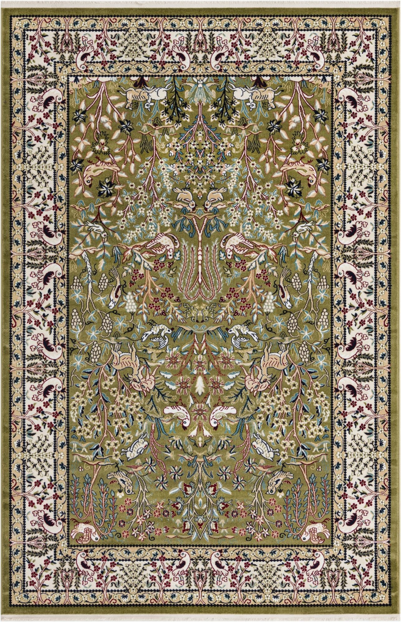 4' x 6' Nain Design Rug