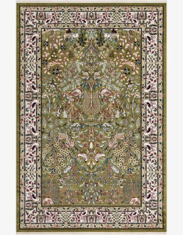 4' x 6' Nain Design Rug