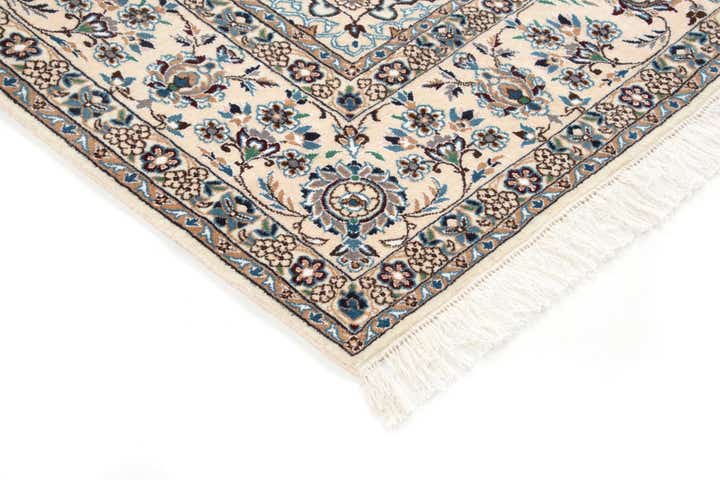 6' 6 x 9' 11 Hand Knotted Nain Persian Rug