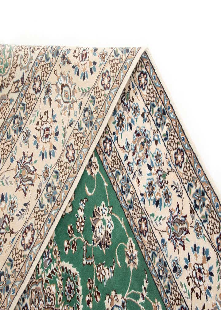 6' 6 x 9' 11 Hand Knotted Nain Persian Rug