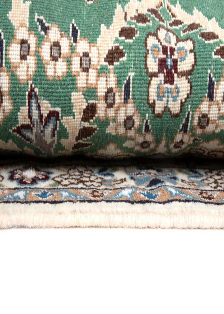 6' 6 x 9' 11 Hand Knotted Nain Persian Rug