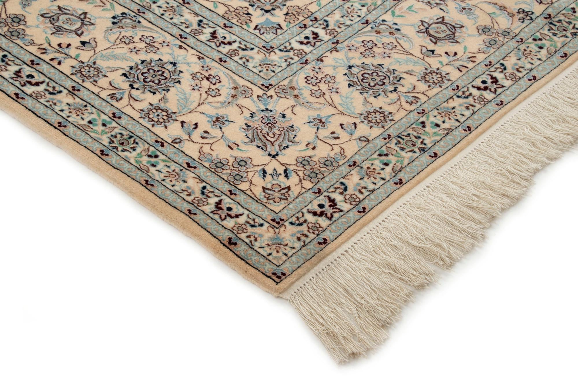 7' 1 x 10' 4 Hand Knotted Nain Persian Rug