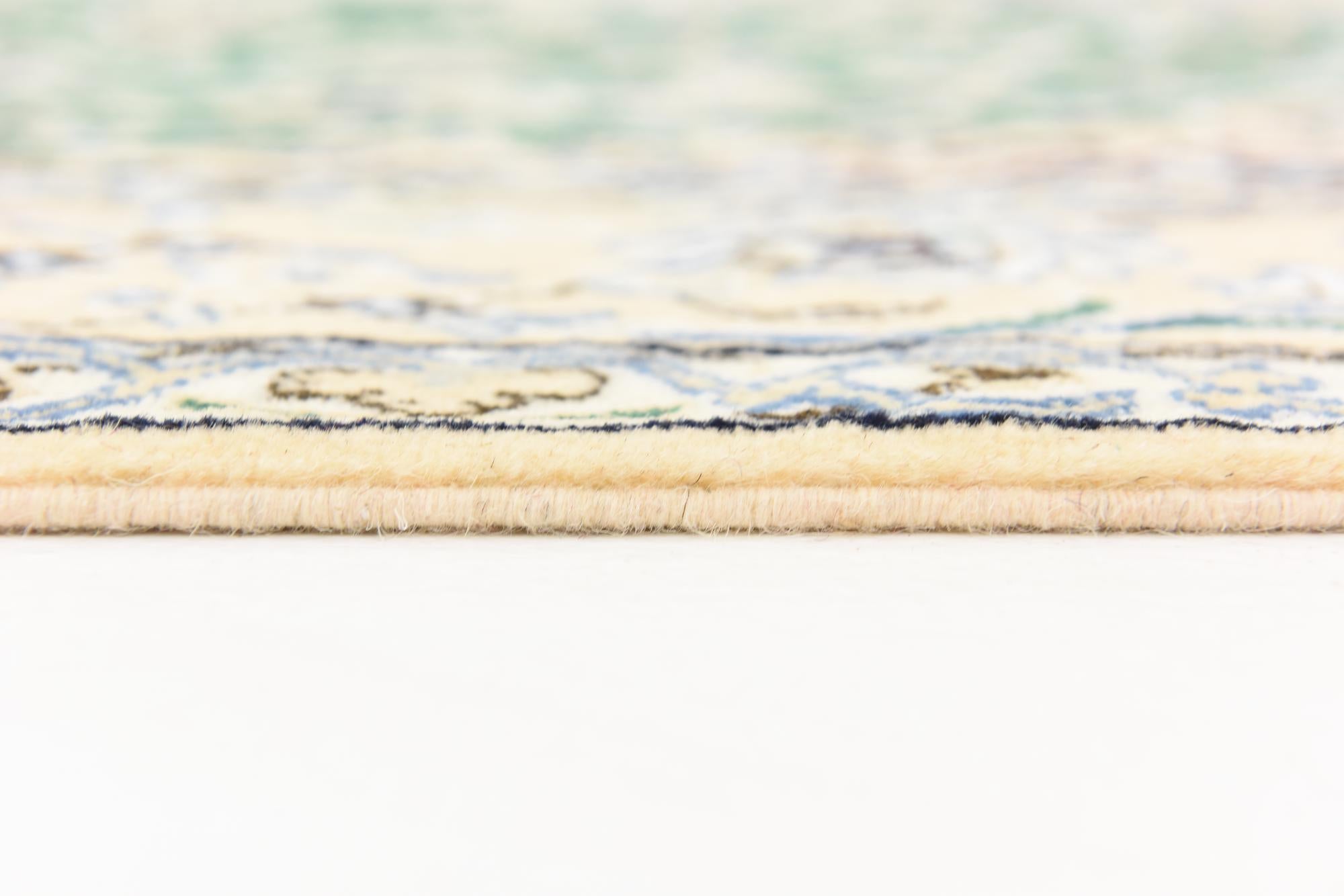 5' 2 x 8' 4 Hand Knotted Nain Persian Rug