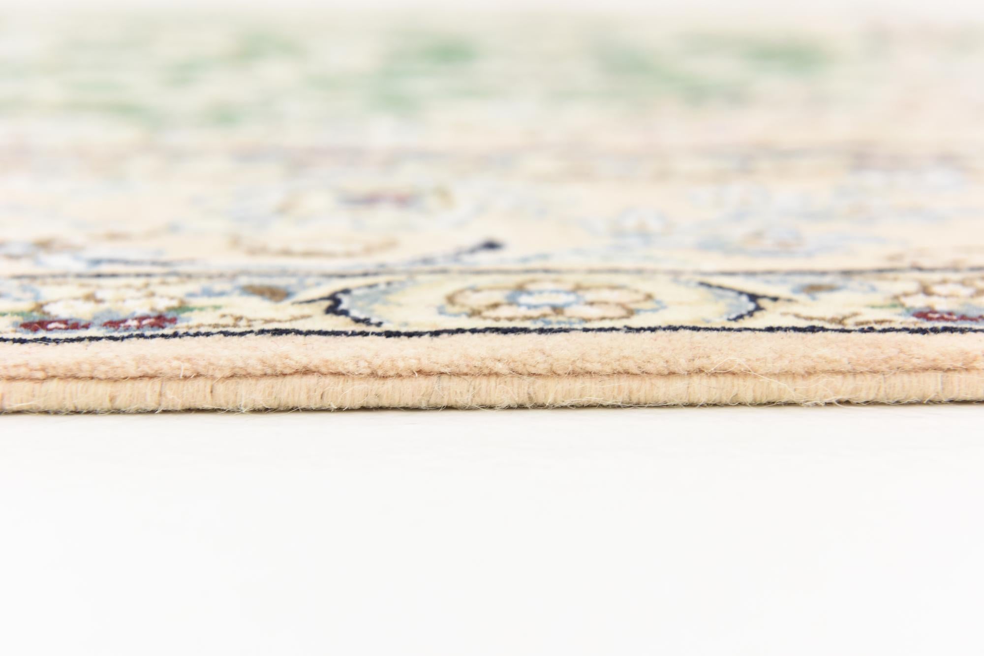 5' 1 x 8' 3 Hand Knotted Nain Persian Rug