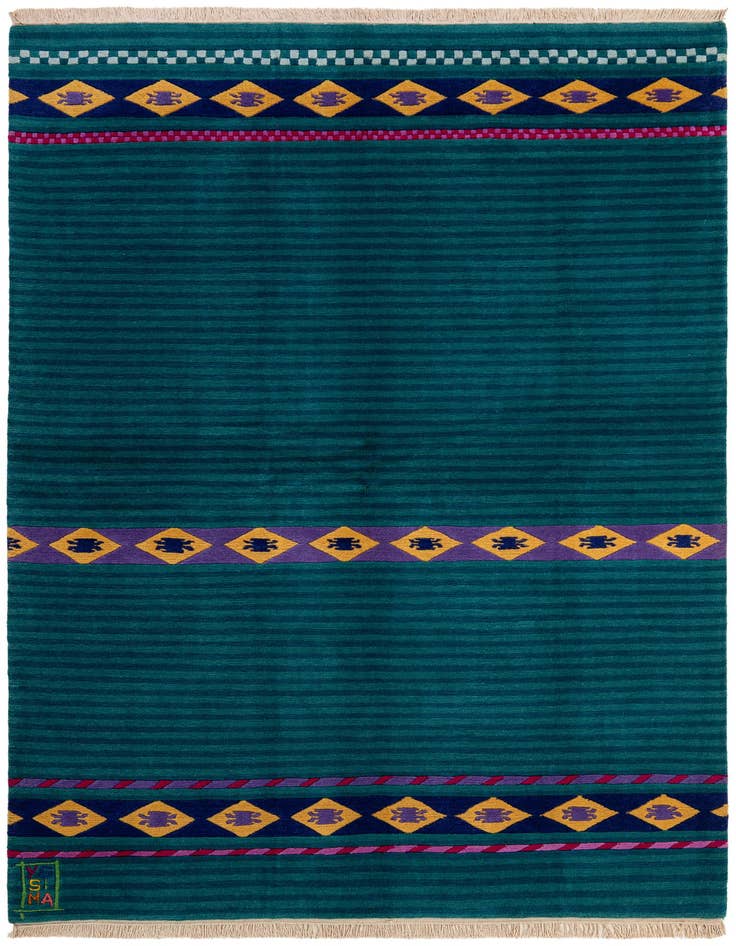 Detail image of 5' 9 x 7' 10 Hand Knotted Nepal Wool Rug