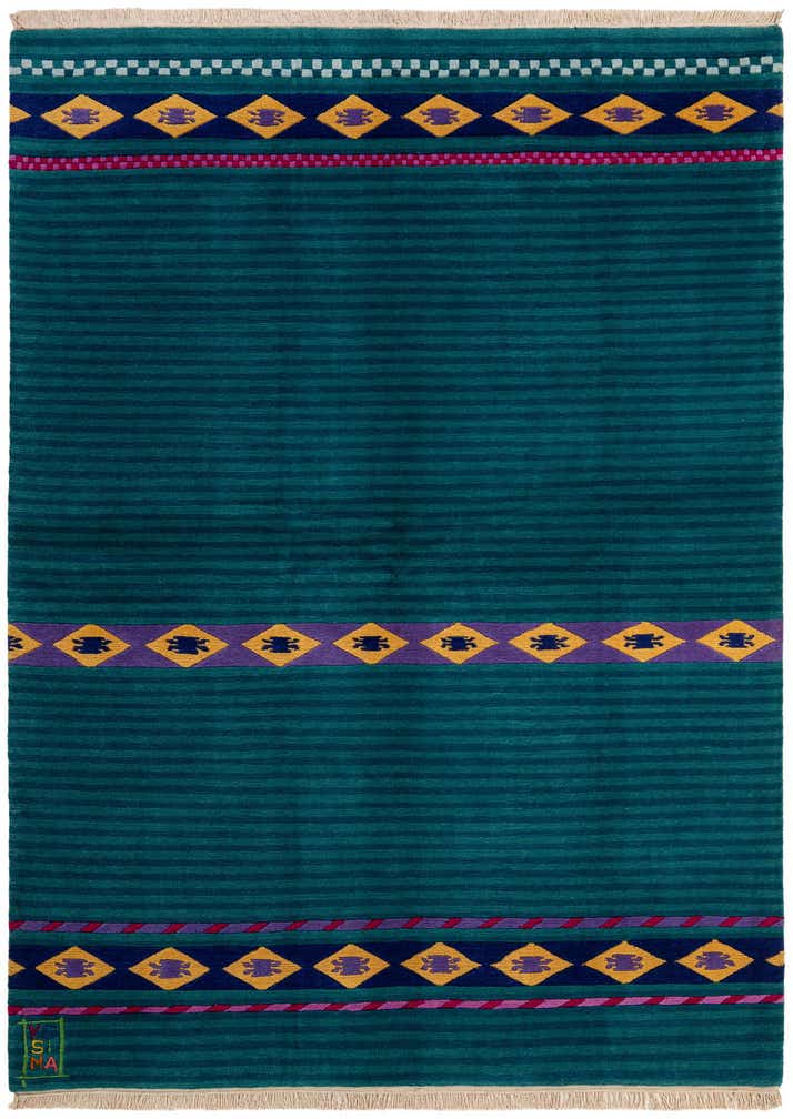 5' 9 x 7' 10 Hand Knotted Nepal Wool Rug