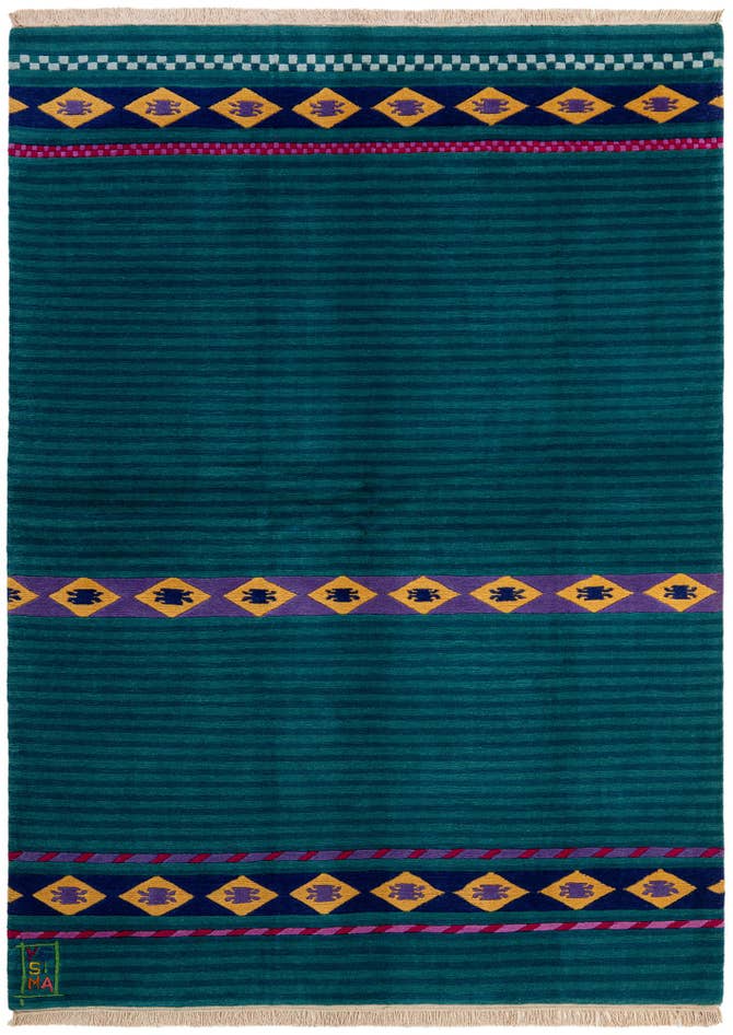 Detail image of 5' 9 x 7' 10 Hand Knotted Nepal Wool Rug