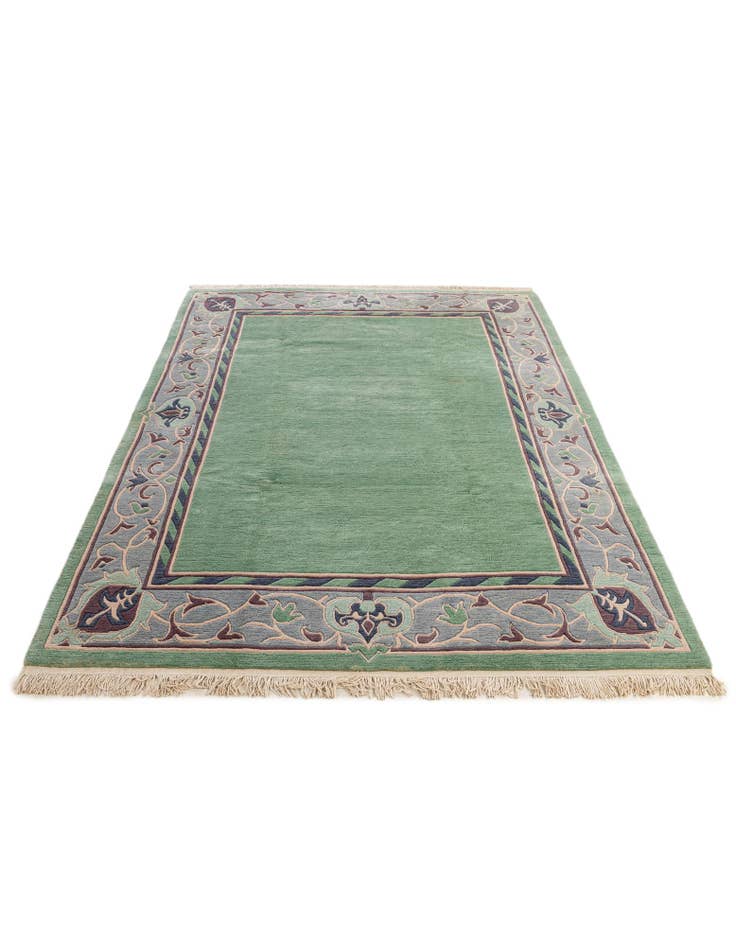 Detail image of 6' 7 x 9' 10 Hand Knotted Nepal Wool Rug