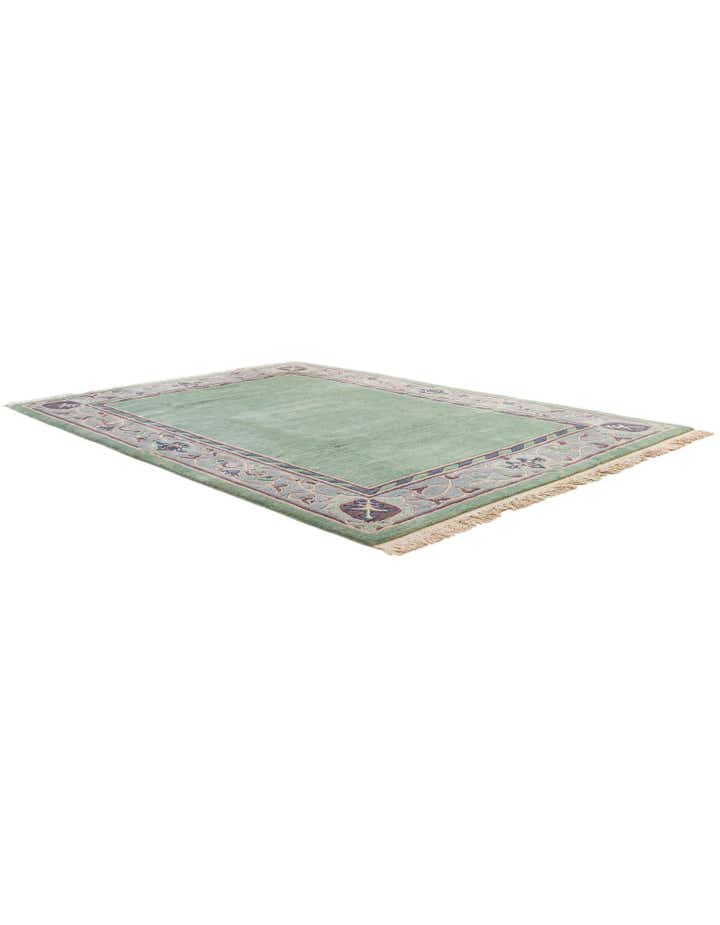 6' 7 x 9' 10 Hand Knotted Nepal Wool Rug